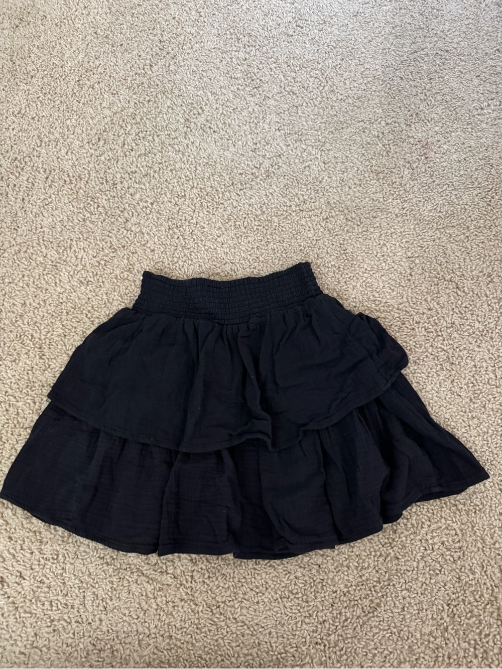 Black Tiered Ruffle Women’s Skirt